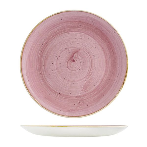 PLATE COUPE PINK 260MM, C/HILL STONECAST