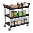 TROLLEY UTILITY 3 TIER BLACK