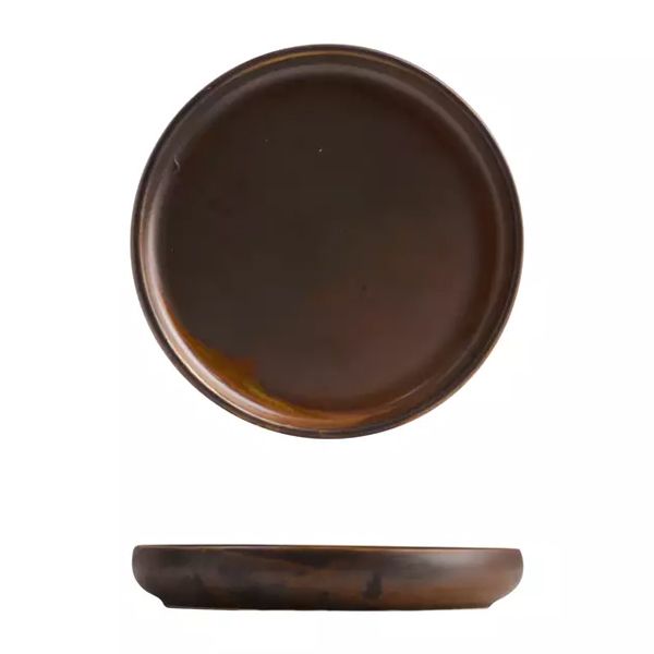 PLATE STACKABLE RUST 182MM, MODA