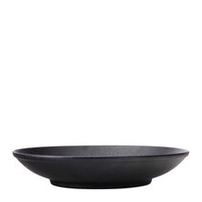 BOWL FOOTED BLACK 25CM, M&W CAVIAR