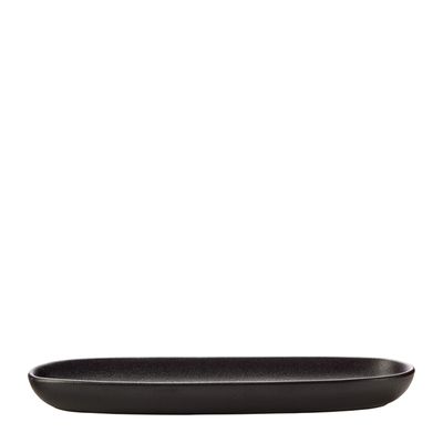 PLATTER RECT BLACK 30X9CM, M&W CAVIAR