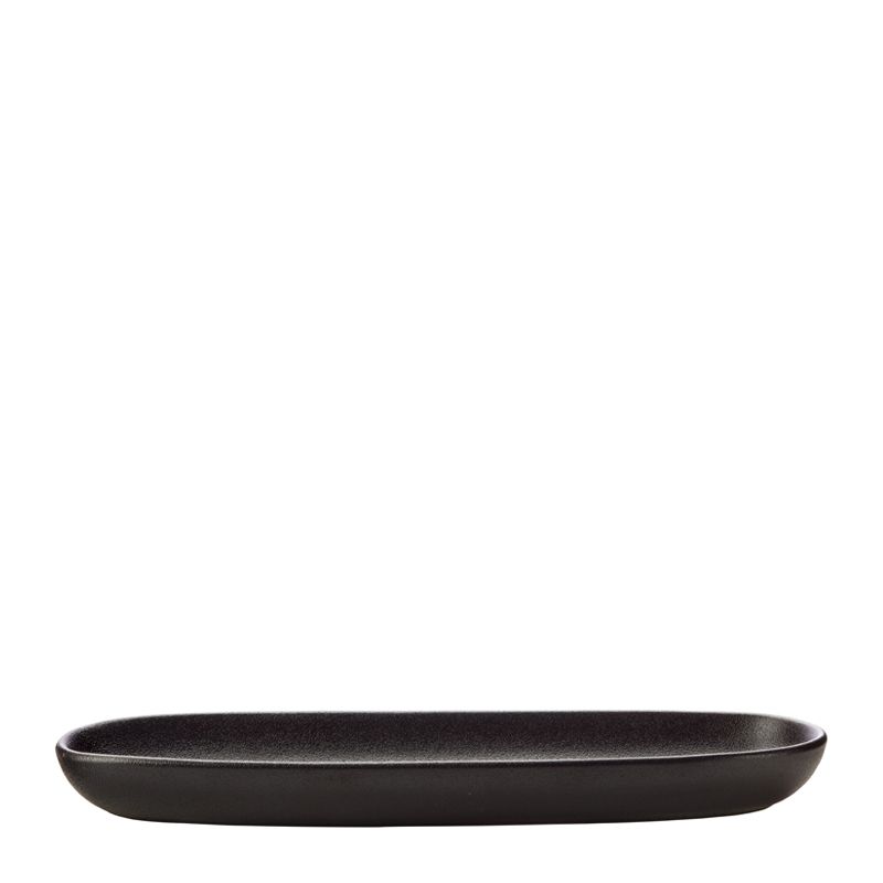 PLATTER RECT BLACK 30X9CM, M&W CAVIAR