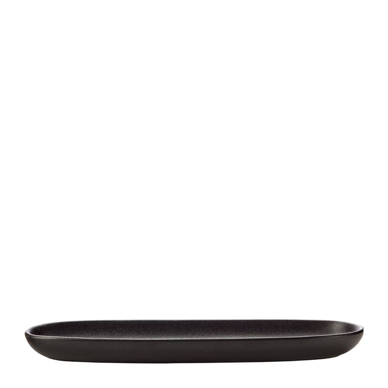 PLATTER RECT BLACK 40X12.5CM, M&W CAVIAR