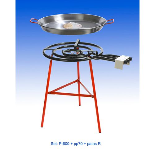 PAELLA SET 70CM PAN & GAS BURNER, IBIZA