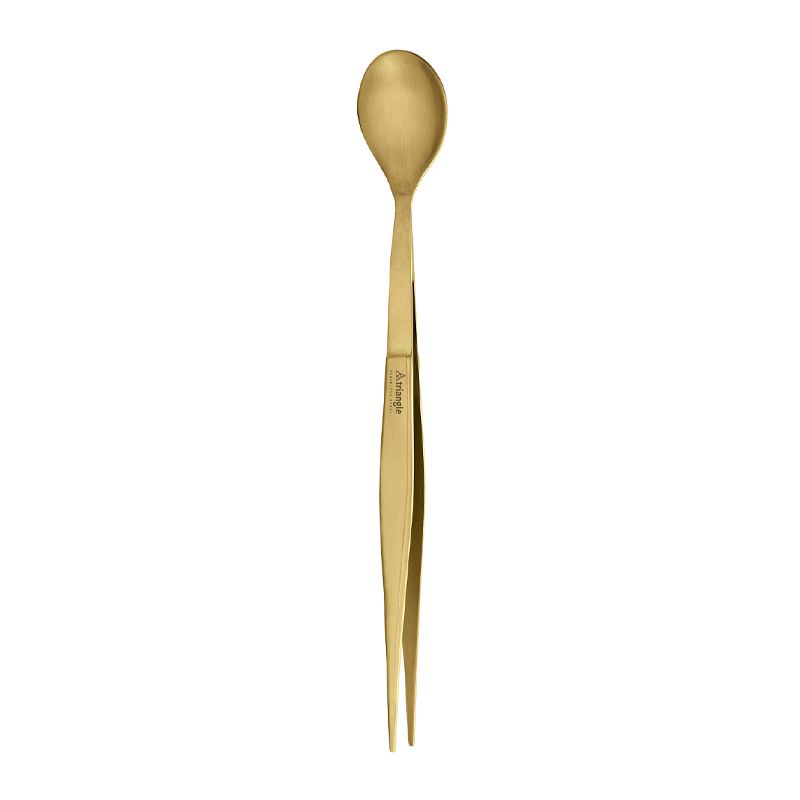 CHEF TASTING SPOON & TWEEZER GOLD Triangle - CHEF TOOLS,COOKING UTENSILS -  Chef's Hat