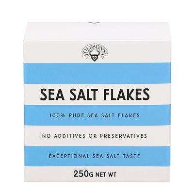 SEA SALT FLAKES 250G REFILL, OLSSONS