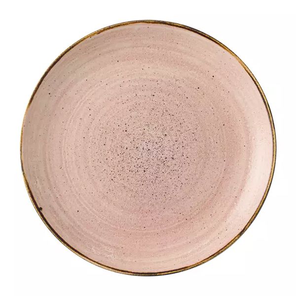 PLATE COUPE TERRACOTTA 217MM, STONECAST RAW