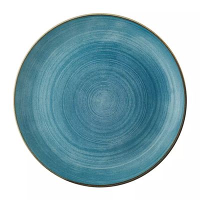 PLATE COUPE TEAL 290MM, STONECAST RAW