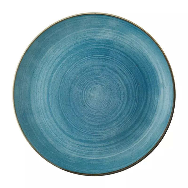 PLATE COUPE TEAL 290MM, S/CAST RAW