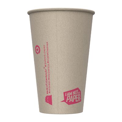 CUP PULP 12OZ SINGLE WALL, I AM NOT PAPER