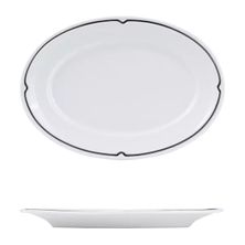 PLATE OVAL 220X140MM, CHARLOTTE