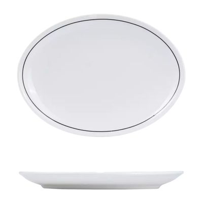 PLATE OVAL COUPE 260X190MM, PRINCETON
