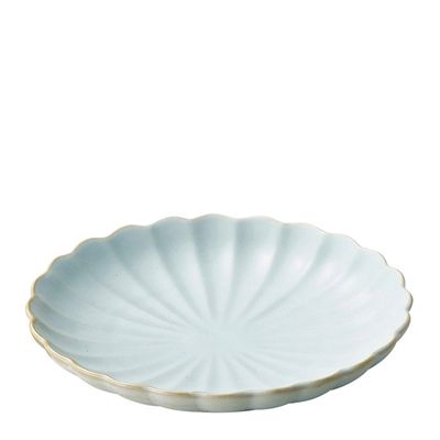 PLATE ROUND MATT BLUE 17CM, HINAGIKU