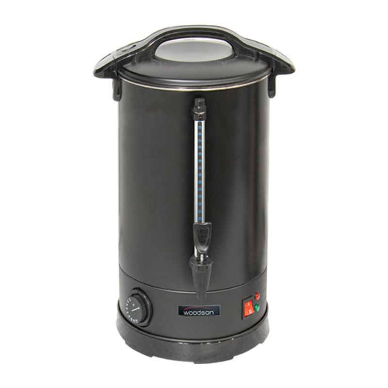 HOT WATER URN BLACK 20L WOODSON