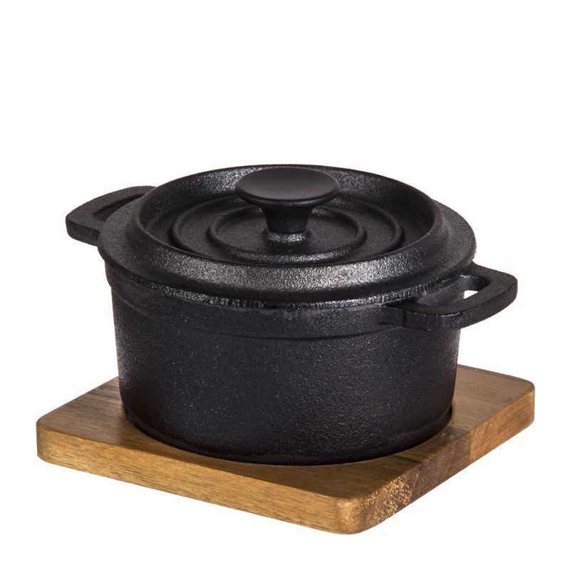 POT W/LID & BASE 18.5X14CM, D&W TASTE