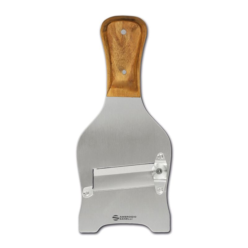 TRUFFLE SLICER S/S WOOD OLIVE, AMBROGIO