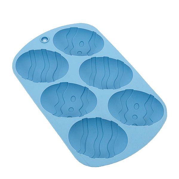 EGG MOULD 6 CUP SILICONE, SPRINKS