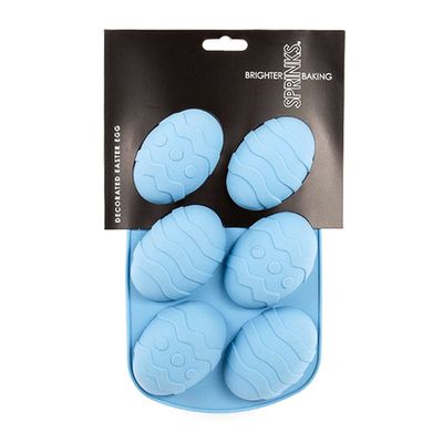 EGG MOULD 6 CUP SILICONE, SPRINKS
