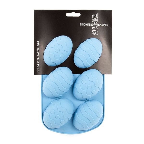 EGG MOULD 6 CUP SILICONE, SPRINKS
