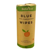 ROLL WIPES BLUE 90 SHEET COMPOSTABLE 1PC