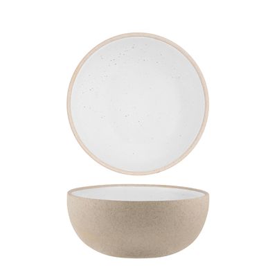 BOWL ROUND WHITE PEBBLE 120MM, TK SOHO