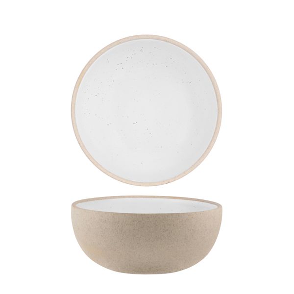 BOWL ROUND WHITE PEBBLE 120MM, TK SOHO