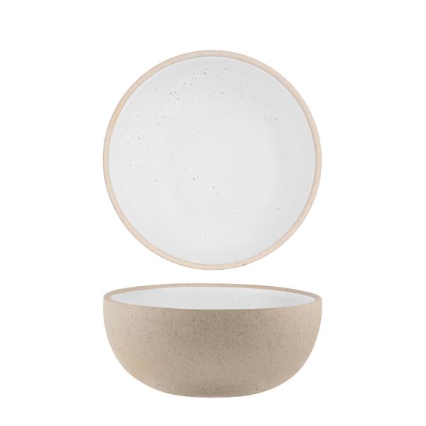 BOWL ROUND WHITE PEBBLE 120MM, TK SOHO