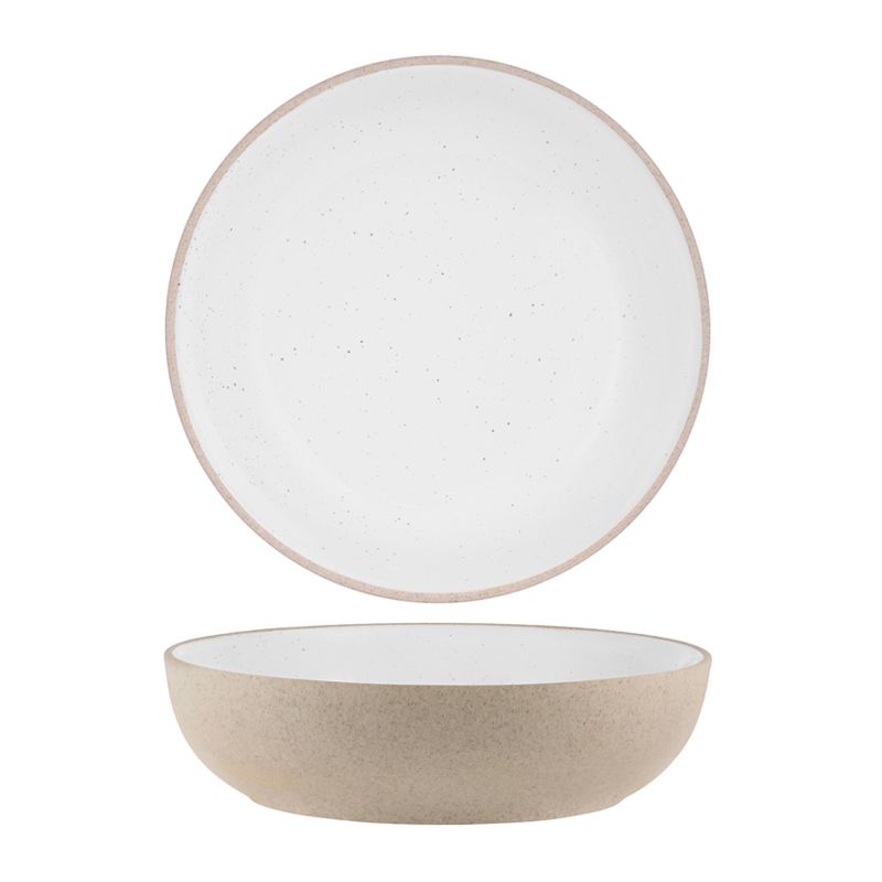 BOWL ROUND WHITE PEBBLE 200MM, TK SOHO