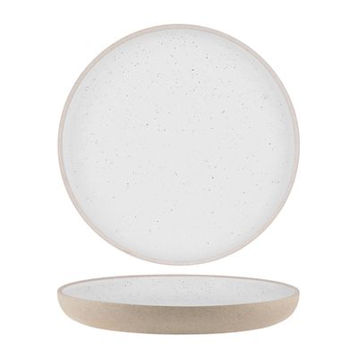 PLATE COUPE WHITE PEBBLE 255MM, TK SOHO