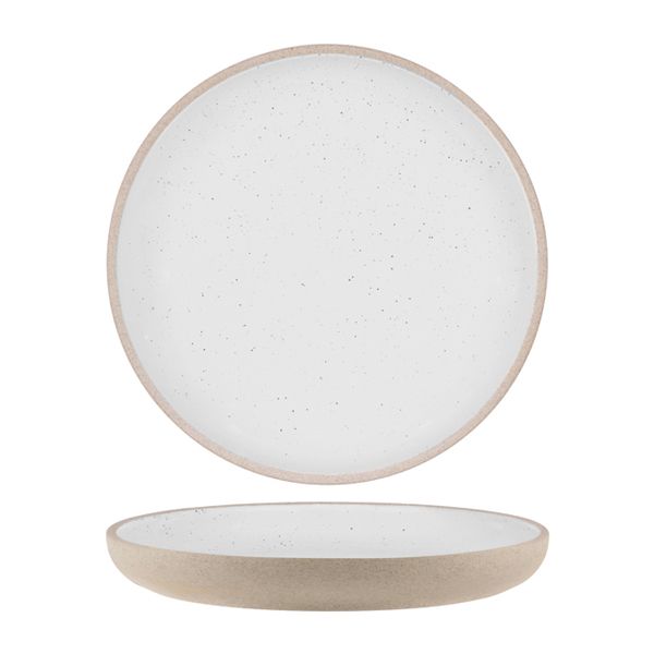 PLATE COUPE WHITE PEBBLE 235MM, TK SOHO