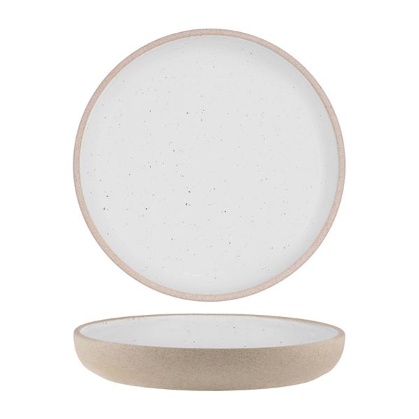 PLATE COUPE WHITE PEBBLE 175MM, TK SOHO