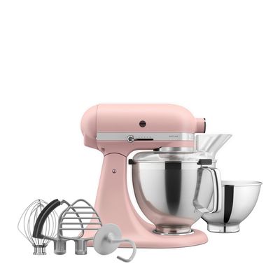 KitchenAid White Mixers - Color Comparison - Almond Cream, Frosted Pearl,  Milkshake Mixer 