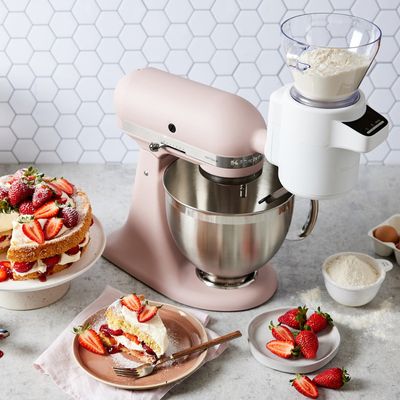 Finally here!!! Feather pink 5qt kitchen maid! : r/Kitchenaid