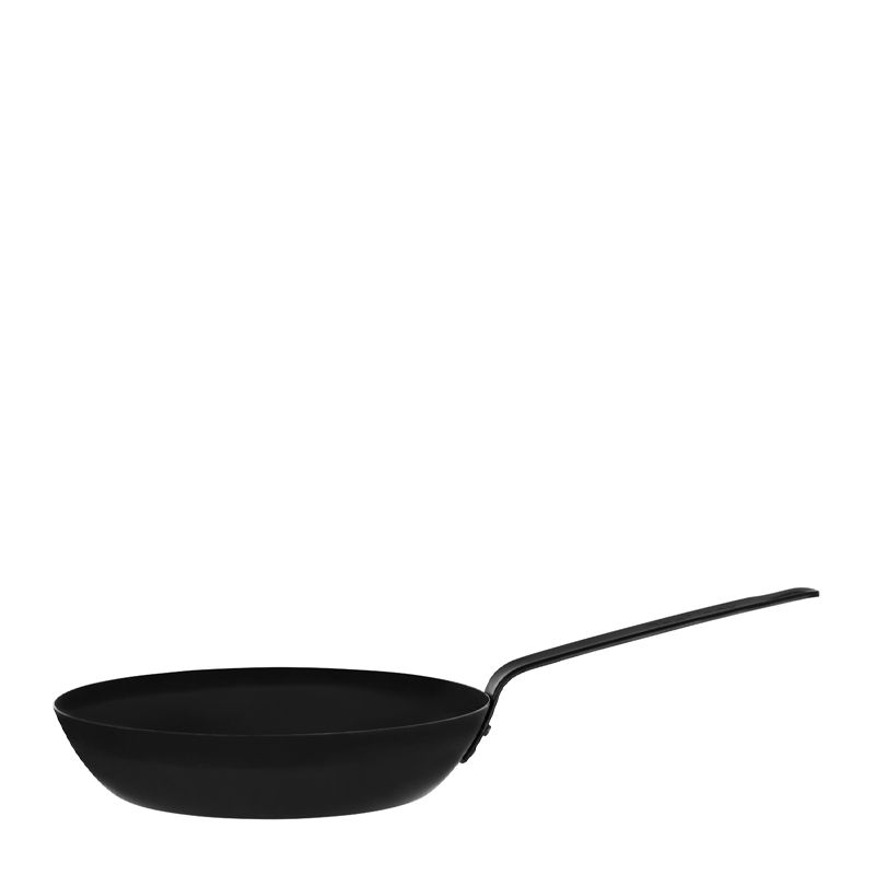 FRYPAN 260X50MM BLUE STEEL, CHEF INOX