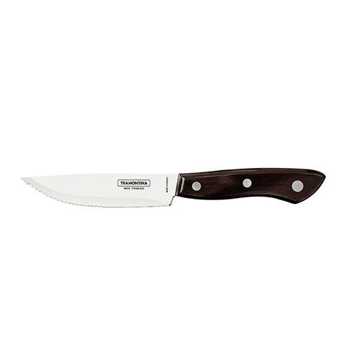 KNIFE STEAK  BROWN 127MM  FULL TANG