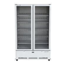 FRIDGE UPRIGHT 2 DOOR GLASS, CYBERCHILL