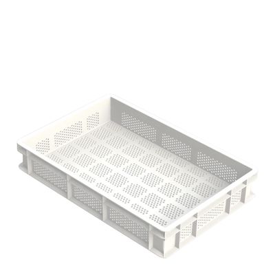 PIZZA TRAY WHITE STACKABLE