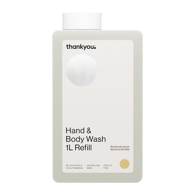 HAND WASH LEMON MYRTLE/OAT 1LT REFILL