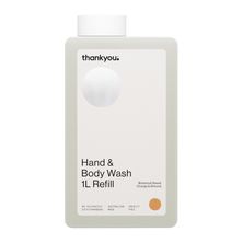 HAND WASH ALMOND/ORANGE 1LT REFILL