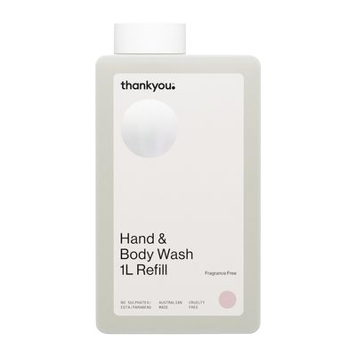 HAND WASH FRAGRANCE FREE 1LT REFILL