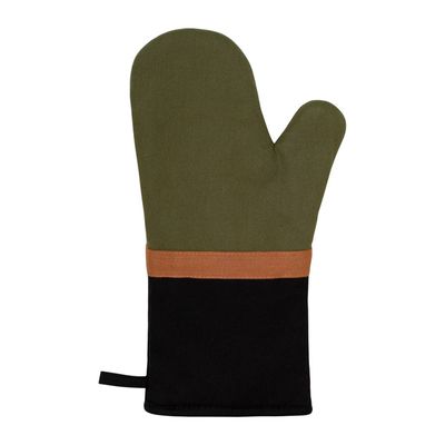 OVEN MITT OLIVE/BLACK, SELBY