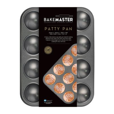 PATTY PAN 12-CUP N/S, BAKEMASTER