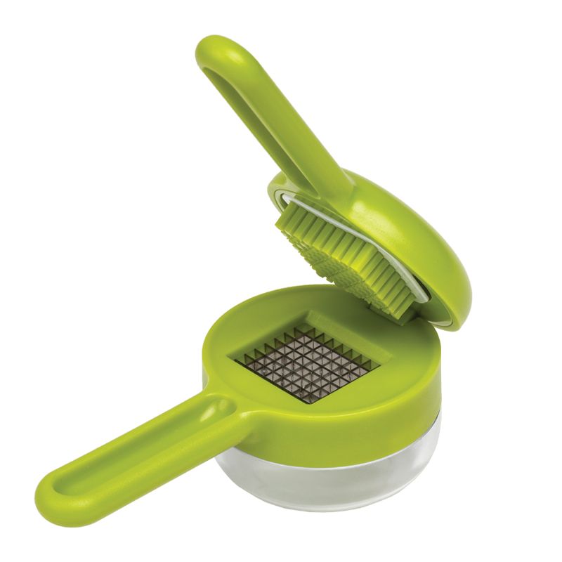 GARLIC DICER/PRESS W-HANDLE GREEN, JOIE