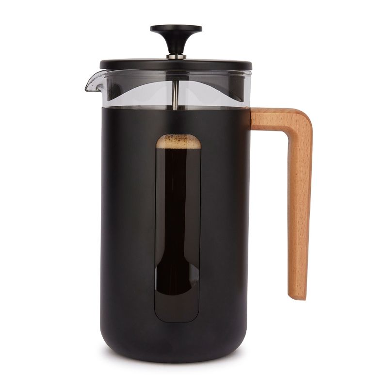 PLUNGER 8CUP/1LT BLK/WOOD, LA CAFETIERE