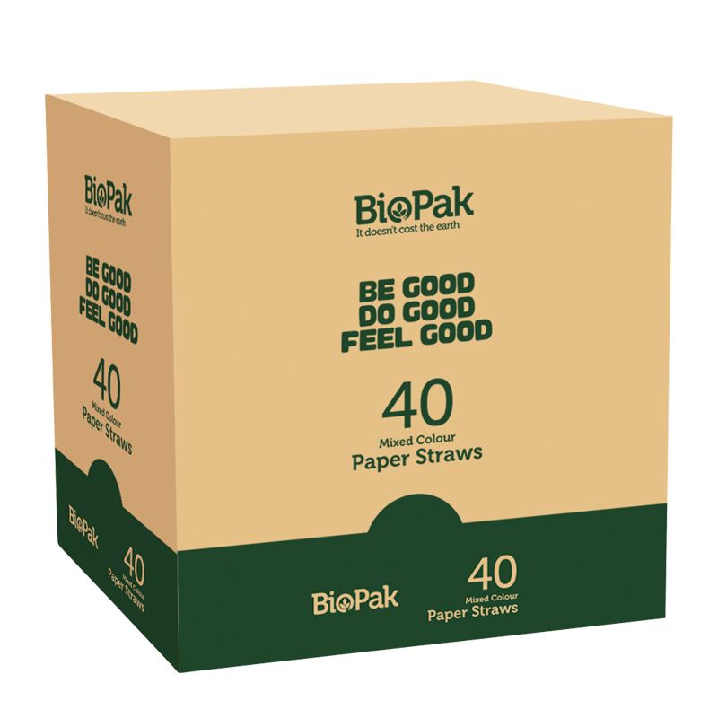 STRAW REG PAPER MIX, BIOPAK 560CTN