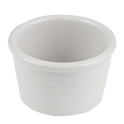 RAMEKIN RIBBED PEARL 85MM, ZUMA