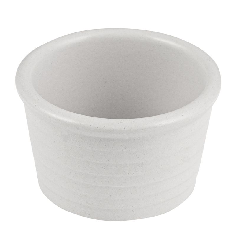 RAMEKIN RIBBED PEARL 85MM, ZUMA