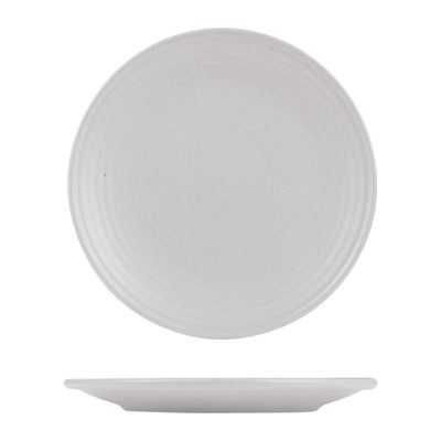PLATE COUPE RIBBED PEARL 210MM, ZUMA