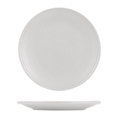 PLATE COUPE RIBBED PEARL 265MM, ZUMA
