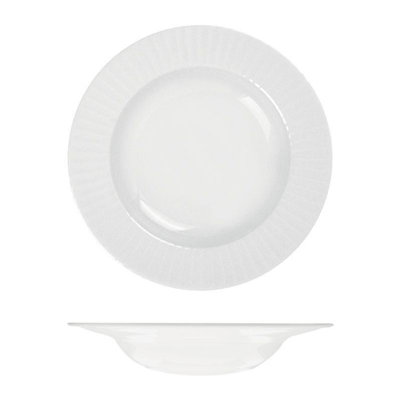 BOWL RIM WHITE 260MM/770ML, METRO